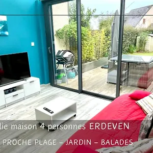 Hébergement de vacances Jolie Petite Maison A 500m De La D'erdeven, Erdeven